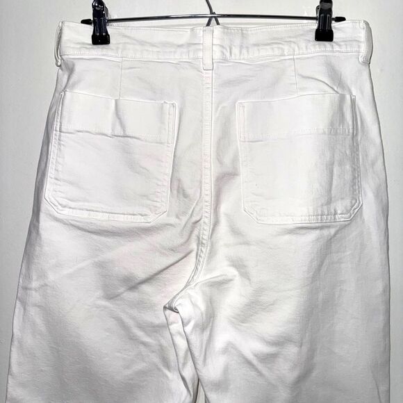 J. Crew Sailor Slim Wide Leg Jean - White 29T - Picture 6 of 10